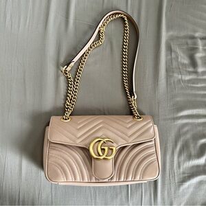 GG Marmont Medium Shoulder Bag - Porcelain Rose
